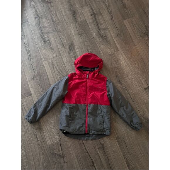 Eddie Bauer Boys 3 In 1 Reversible Jacket Coat Size 10/12 - Picture 1 of 7